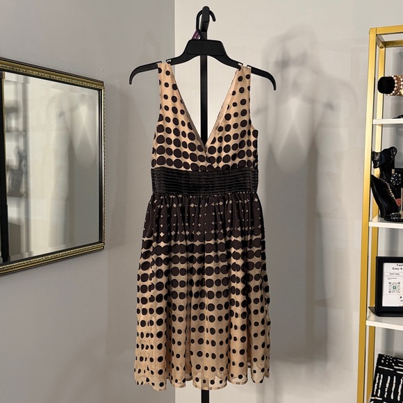 Polka Dot Sleeveless Party Dress - Picture 5 of 5